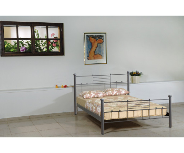 Υπέρδιπλο Μεταλλικό Κρεβάτι Ευρυδίκη 208 x 158cm Υπέρδιπλο Μεταλλικό Κρεβάτι Ευρυδίκη 208 x 158cm