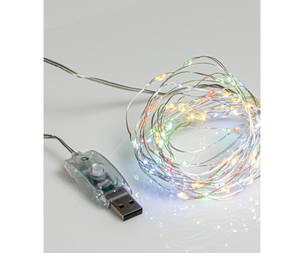 100Led Χριστουγεννιάτικα Φωτάκια Copper Με Usb Σύνδεση Και Προγράμματα 100Led Χριστουγεννιάτικα Φωτάκια Copper Με Usb Σύνδεση Και Προγράμματα