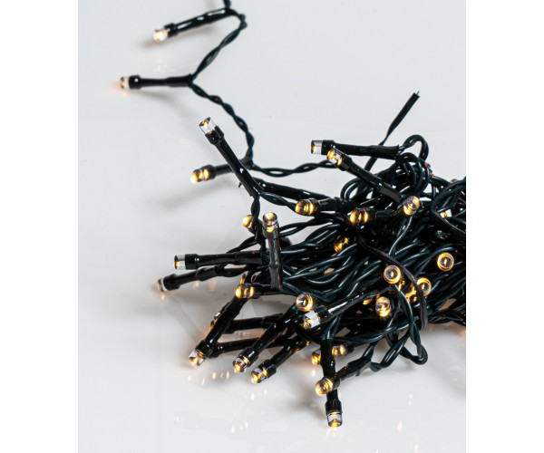 180Led Φωτάκια Με Usb Σύνδεση,Μετασχηματιστή Και Προγράμματα ,Πράσινο Καλώδιο/Θερμό Λαμπάκι ,9 Μέτρα