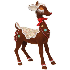 Ζαχαρωτό Επιδαπέδιο Χριστουγεννιάτικο Ελάφι 43 x 27 x 60(h)cm