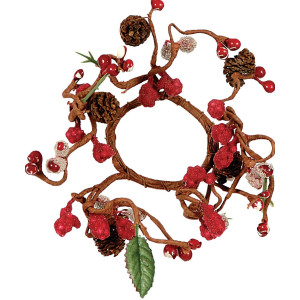 Χριστουγεννιάτικο Διακοσμητικό Στεφάνι 7cm