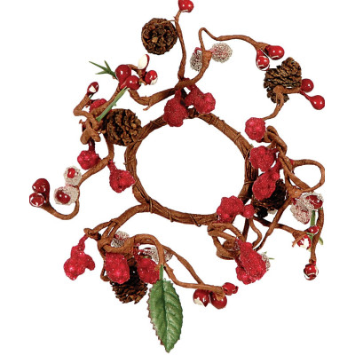 Χριστουγεννιάτικο Διακοσμητικό Στεφάνι 7cm