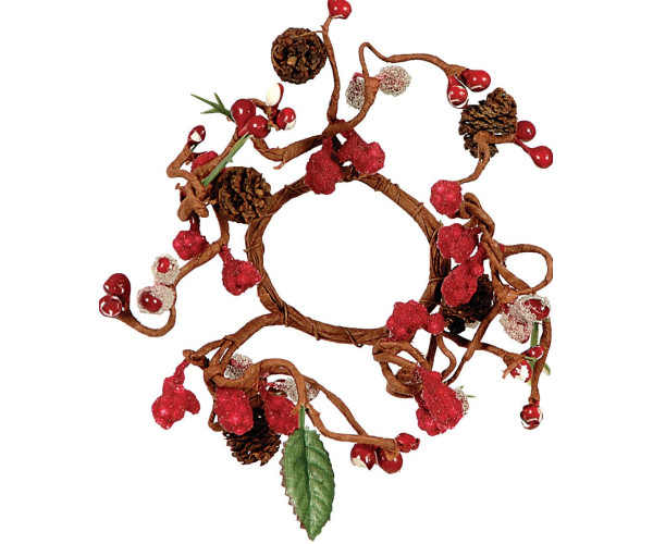 Χριστουγεννιάτικο Διακοσμητικό Στεφάνι 7cm