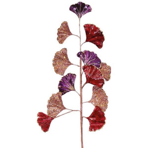 Μώβ Χριστουγεννιάτικο Διακοσμητικό Κλαδί 20 x 80cm