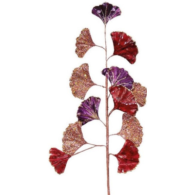 Μώβ Χριστουγεννιάτικο Διακοσμητικό Κλαδί 20 x 80cm