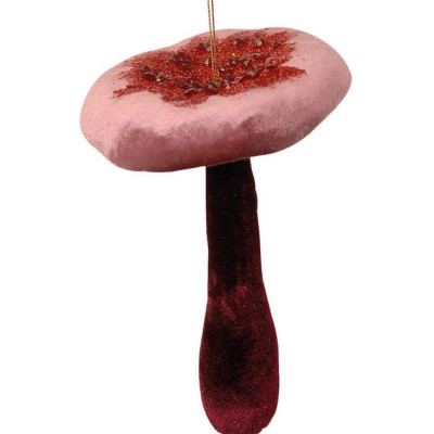 Κρεμαστό Χριστουγεννιάτικο Μανιτάρι 12 x 12 x 17(h)cm