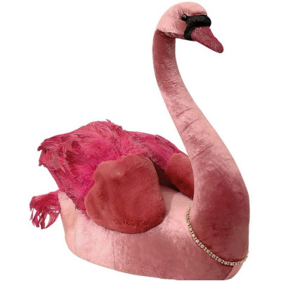 Χριστουγεννιάτικο Διακοσμητικό Φλαμίνγκο 52 x 27 x 53(h)cm