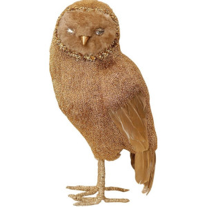 Επιδαπέδιο Χριστουγεννιάτικο Διακοσμητικό Κουκουβάγια 18 x 13 x 32(Η)cm