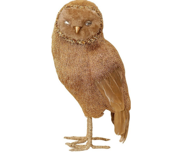 Επιδαπέδιο Χριστουγεννιάτικο Διακοσμητικό Κουκουβάγια 18 x 13 x 32(Η)cm