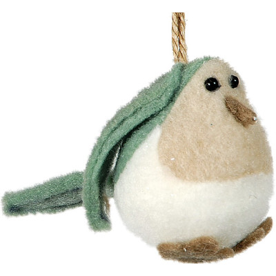 Λούτρινο Κρεμαστό Χριστουγεννιάτικο Στολίδι 7cm