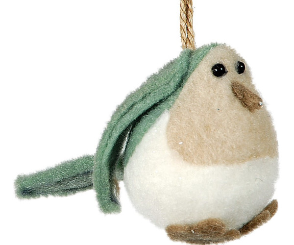 Λούτρινο Κρεμαστό Χριστουγεννιάτικο Στολίδι 7cm