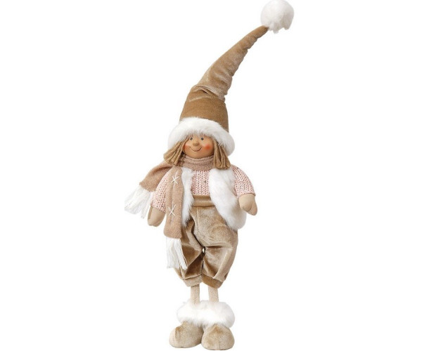 Λούτρινο Χριστουγεννιάτικο Διακοσμητικό 13 x 9 x 52(h)cm 