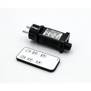 Μετασχηματιστής Ip44 ,31v-6w Mε Χειριστήριο Για Προγράμματα ,Χρονοδιακόπτη Και Ντιμάρισμα Για 1000 Λαμπάκια