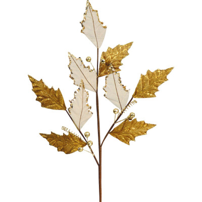 Χρυσό Χριστουγεννιάτικο Διακοσμητικό Κλαδί 72cm