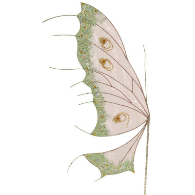 Ρόζ Κρεμαστά Χριστουγεννιάτικα Φτερά 60 x 70(h)cm