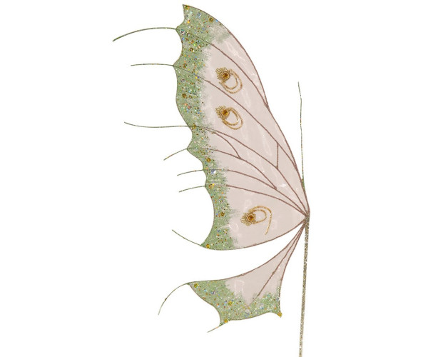 Ρόζ Κρεμαστά Χριστουγεννιάτικα Φτερά 60 x 70(h)cm