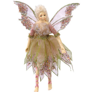 Ρόζ Κρεμαστή Διακοσμητική Νεράιδα 15 x 22cm