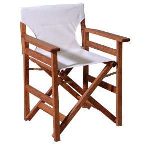 Ξύλινη Πτυσσόμενη Πολυθρόνα Σκηνοθέτη ,Red Οξυά