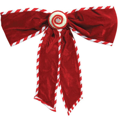 Κόκκινος Χριστουγεννιάτικος Φιόγκος 40 x 6 x 48(h)cm