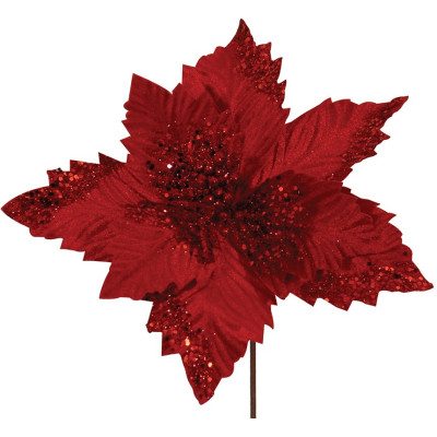 Χριστουγεννιάτικο Διακοσμητικό Λουλούδι 29cm