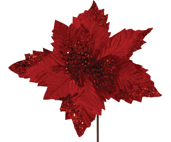 Χριστουγεννιάτικο Διακοσμητικό Λουλούδι 29cm