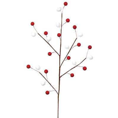 Χριστουγεννιάτικο Διακοσμητικό Κλαδί Γκί 66cm