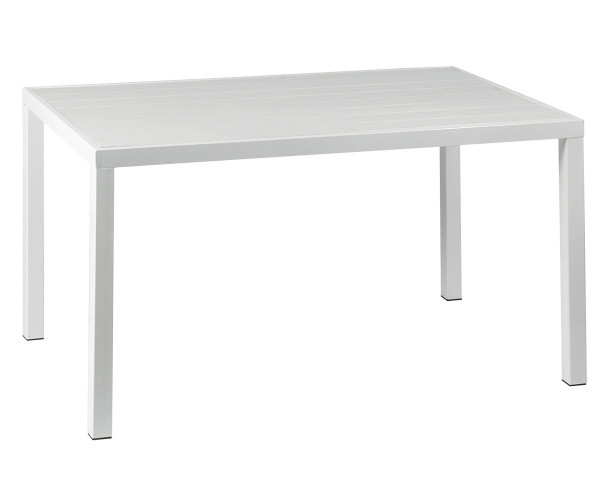 Παραλ/μο Τραπέζι Αλουμινίου Με Λευκό Pollywood 134 x 84 x 72(H)cm Παραλ/μο Τραπέζι Αλουμινίου Με Λευκό Pollywood 134 x 84 x 72(H)cm