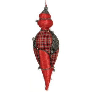 Πάνινη Χριστουγεννιάτικη Μπάλα 23cm