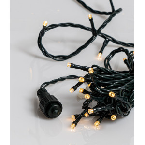 100Led Λαμπάκια 5mm Με Επέκταση Και Σούκο Μπρίζα Πράσινο Καλώδιο/Θερμό Λαμπάκι 10 Μέτρα (Kelvin: 2.500 - 2.800)