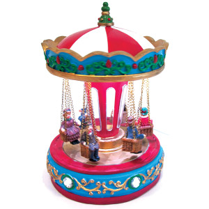 Όπτικαλ Καρουζέλ Μουσικής Και Κίνησης Μπαταρίας 4,5V ,10,5 x 10,5 x 15(Η)cm