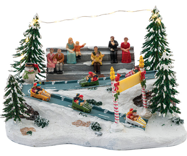 Χριστουγεννιάτικο Διακοσμητικό Όπτικαλ Μπαταρίας ,23,5 x 15,7 x 14,5(H)cm