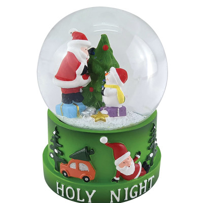 Χριστουγεννιάτικη Χιονόμπαλα 6,5 x 6,5 x 9(h)cm