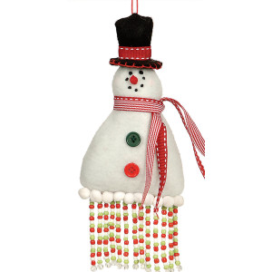 Πάνινο Κρεμαστό Χριστουγεννιάτικο Στολίδι 20cm