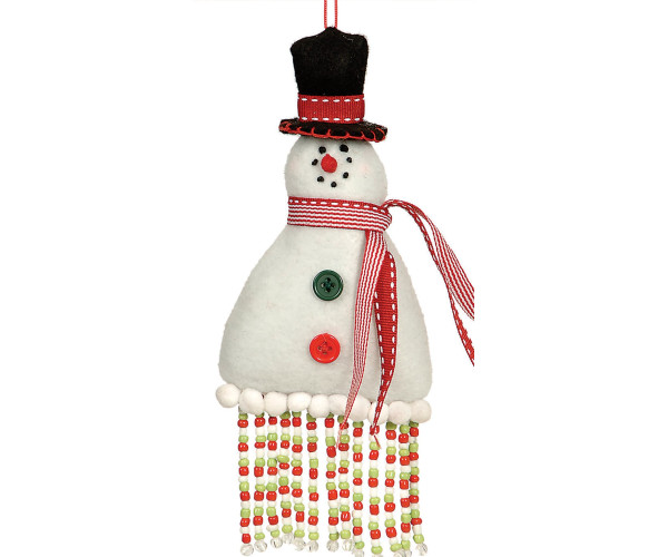 Πάνινο Κρεμαστό Χριστουγεννιάτικο Στολίδι 20cm