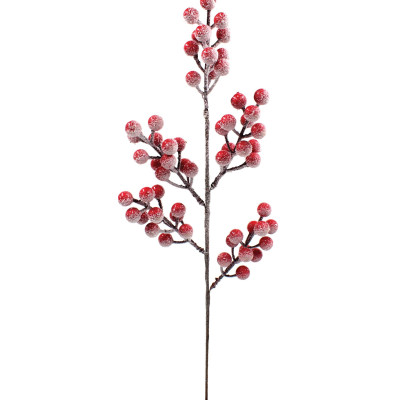 Χιονισμένο Χριστουγεννιάτικο Κλαδί Γκί 56cm