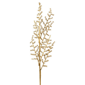 Χρυσό Χριστουγεννιάτικο Διακοσμητικό Κλαδί 78(Η)cm