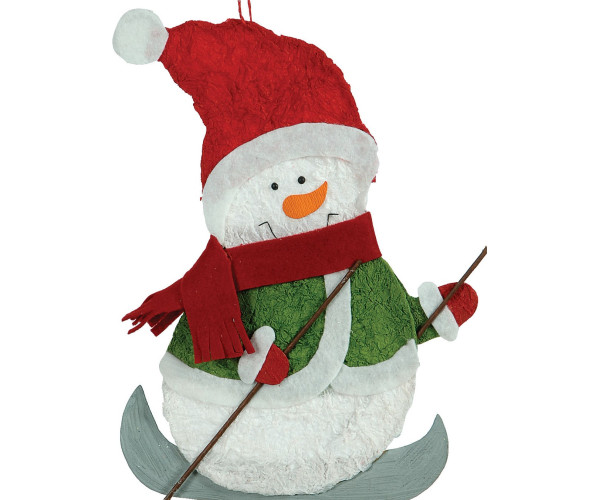 Πάνινο Κρεμαστό Χριστουγεννιάτικο Στολίδι 30cm