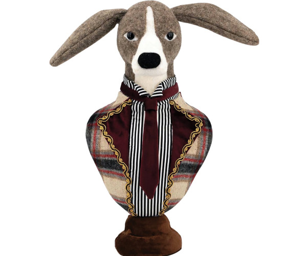 Χριστουγεννιάτικο Διακοσμητικό Σκυλάκι 23 x 20 x 48(h)cm