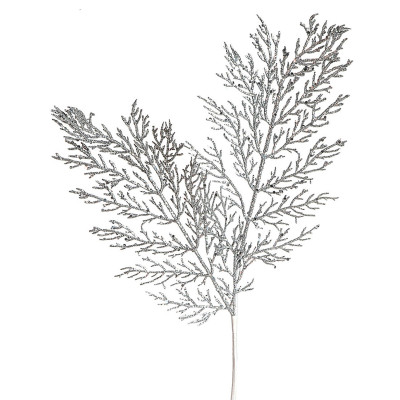 Χριστουγεννιάτικο Διακοσμητικό Κλαδί Φτέρα 20 x 55(h)cm