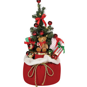 Δέντρο Σε Σάκο Με Μουσική Μπαταρίας 60cm