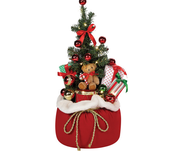 Δέντρο Σε Σάκο Με Μουσική Μπαταρίας 60cm