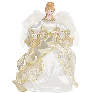 Χριστουγεννιάτικη Κορυφή Δέντρου Άγγελος 30cm