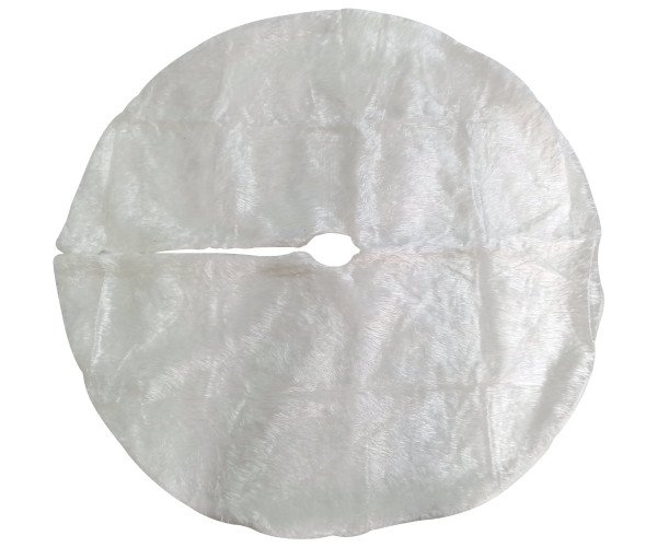 Λευκή Χριστουγεννιάτικη Διακοσμητική Ποδιά 120cm