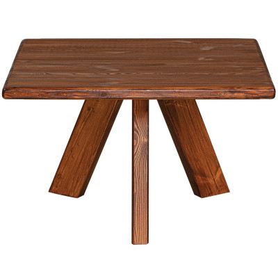 Ξύλινο Τετράγωνο Τραπέζι Απο Ξύλο Πέυκου 60 x 60 x 40(h)cm