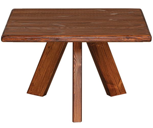 Ξύλινο Τετράγωνο Τραπέζι Απο Ξύλο Πέυκου 60 x 60 x 40(h)cm