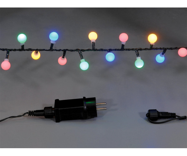 100Led Φωτάκια Με Μπίλια Με Επέκταση Και Μετασχηματιστή Ip44,Με Πράσινο Καλώδιο / Πολύχρωμο Λαμπάκι 5 μέτρα 100Led Φωτάκια Με Μπίλια Με Επέκταση Και Μετασχηματιστή Ip44,Με Πράσινο Καλώδιο / Πολύχρωμο Λαμπάκι 5 μέτρα