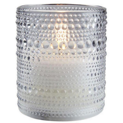 Διακοσμητικό Κερί Μπαταρίας Σε Ποτήρι 2 x AAΑ Με Λειτουργία 6 Ωρών, Με Θερμό Φωτισμό Ø 8,7 x 10cm