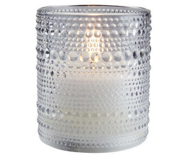 Διακοσμητικό Κερί Μπαταρίας Σε Ποτήρι 2 x AAΑ Με Λειτουργία 6 Ωρών, Με Θερμό Φωτισμό Ø 8,7 x 10cm