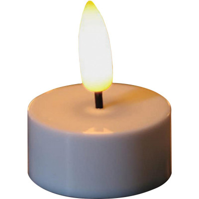 Διακοσμητικά Κεριά Μπαταρίας CR2032 Με 3D Wick Flame ,Σέτ 4 Τεμαχίων Ø 3,8 x 4,5cm