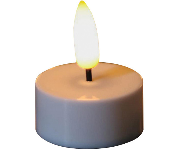 Διακοσμητικά Κεριά Μπαταρίας CR2032 Με 3D Wick Flame ,Σέτ 4 Τεμαχίων Ø 3,8 x 4,5cm